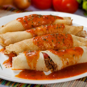 Panqueca de carne moída